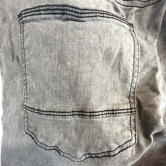 DISTRESSED MODERN CULTURE size 38x32 Men's Jeans Gray - Picture 15 of 15